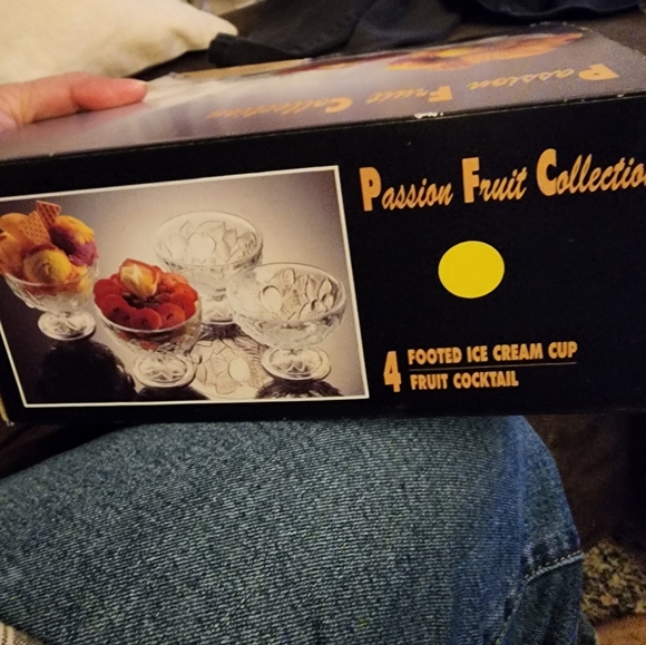 Passion Fruit Collection Glass Cups 4  Made In Turkey. - Picture 6 of 6